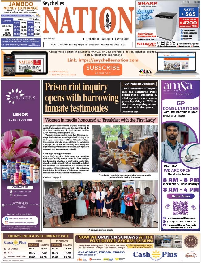 Tuesday 05 May, 2026
