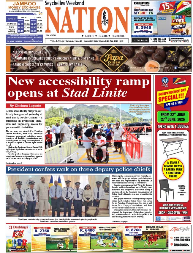 Saturday 20 June, 2026