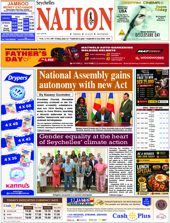 Friday 12 June, 2026