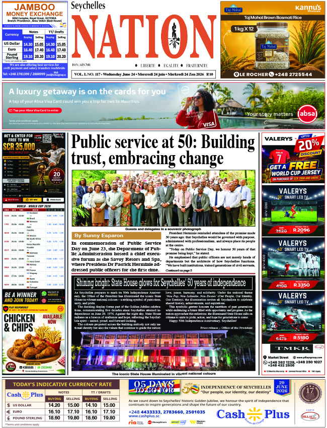 Wednesday 24 June, 2026