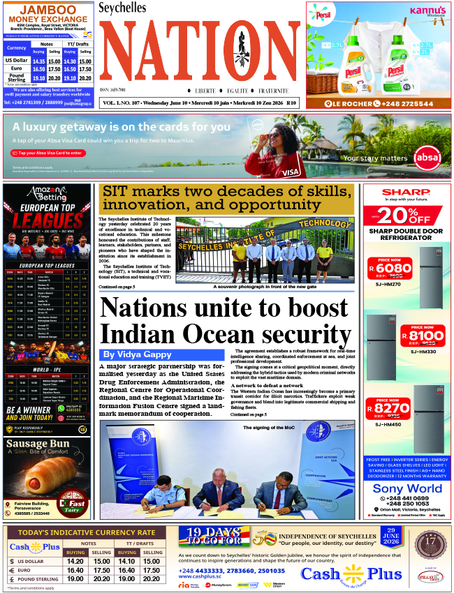 Wednesday 10 June, 2026