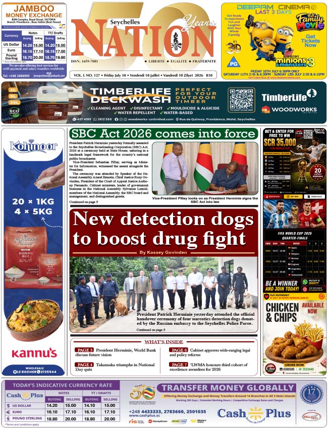 Friday 10 July, 2026