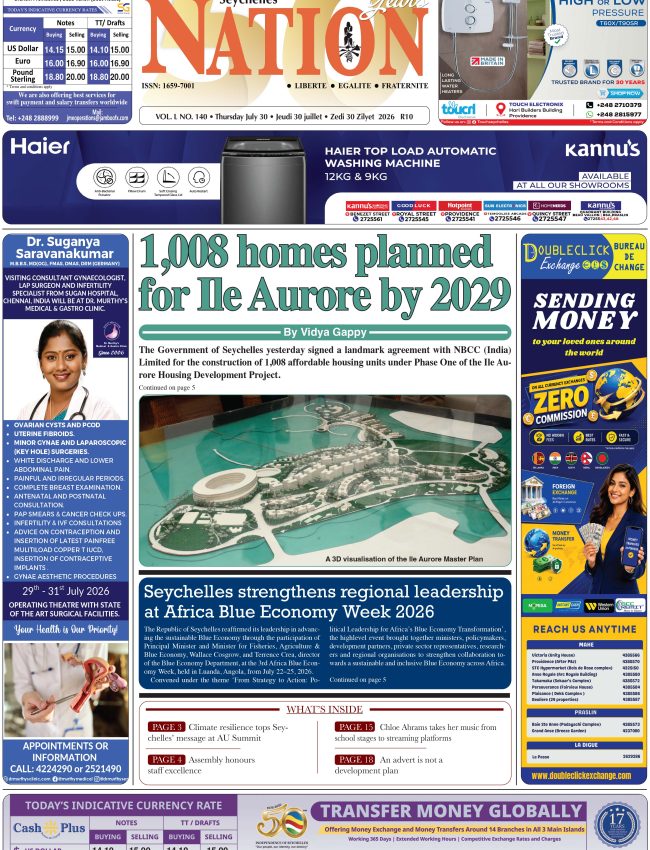 Thursday 30 July, 2026