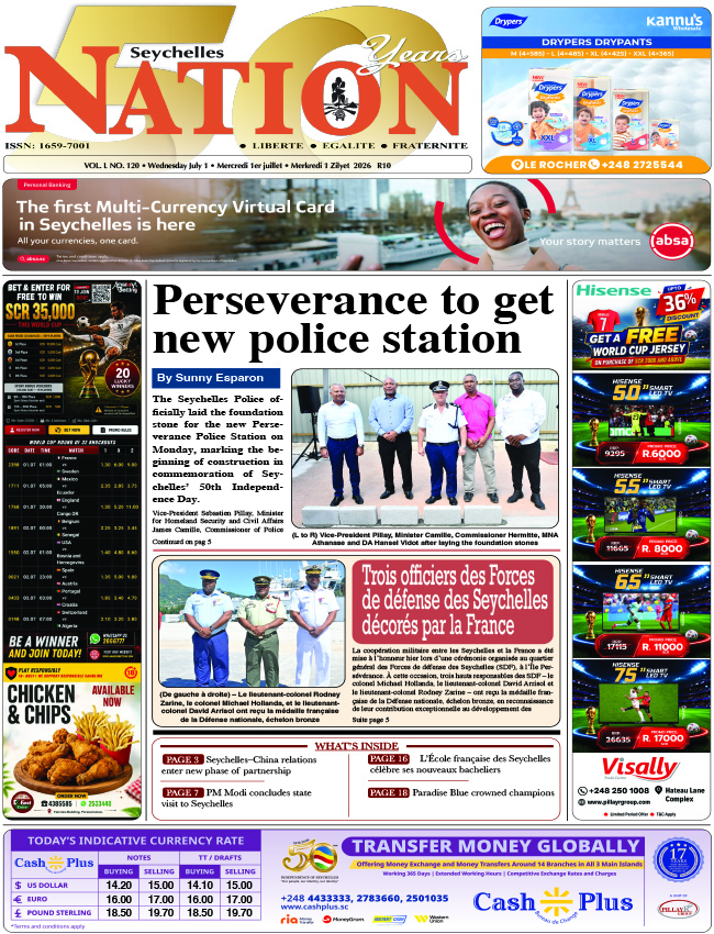 Wednesday 01 July, 2026