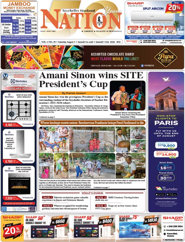 Saturday 01 August, 2026