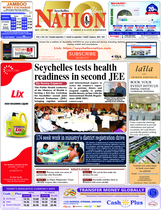 Tuesday 01 September, 2026