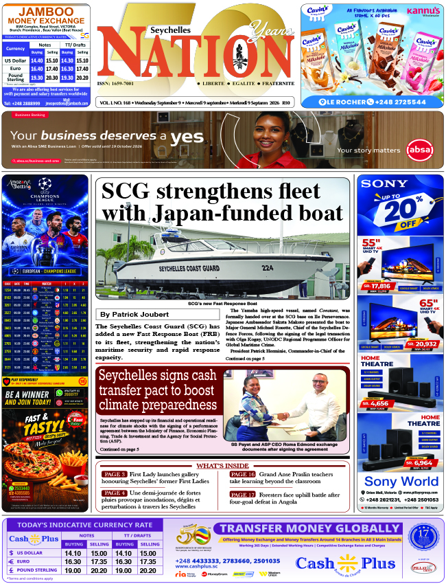 Wednesday 09 September, 2026