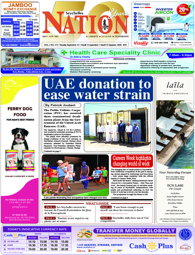 Tuesday 15 September, 2026