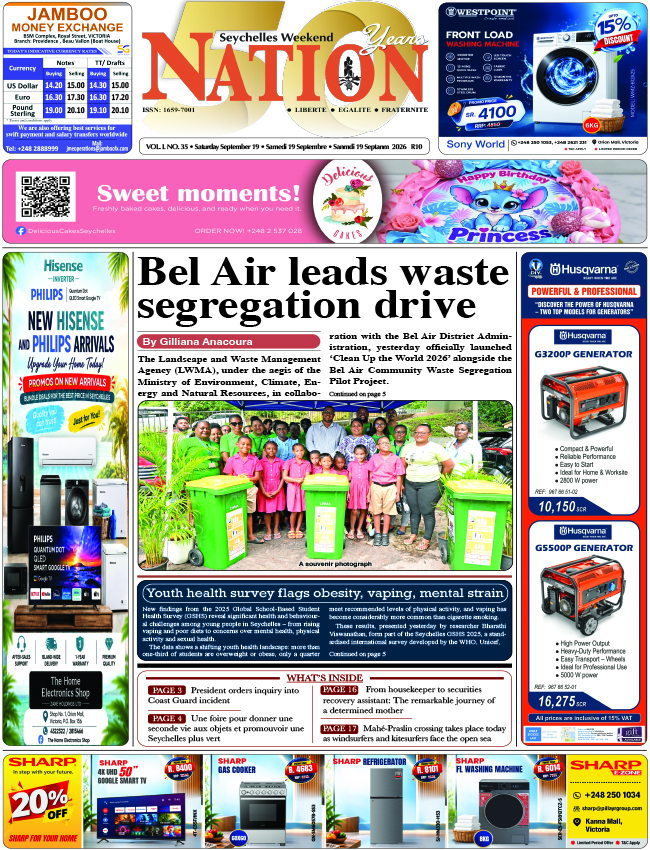 Saturday 19 September, 2026