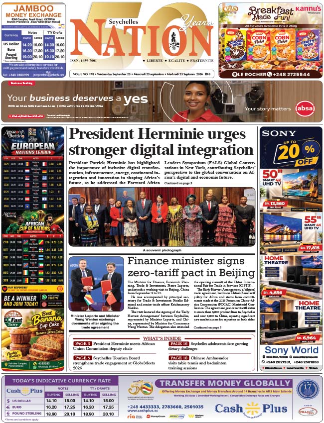 Wednesday 23 September, 2026