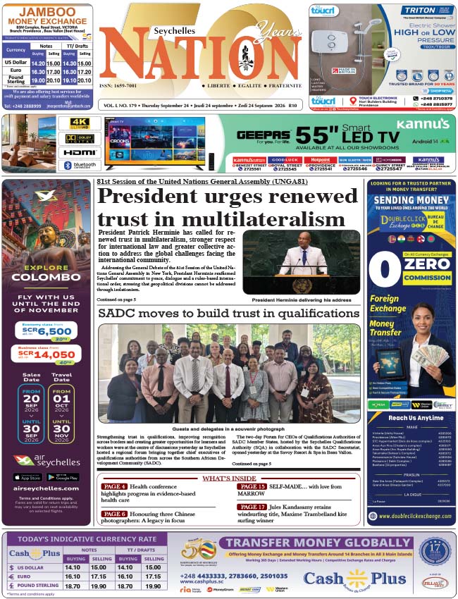Thursday 24 September, 2026
