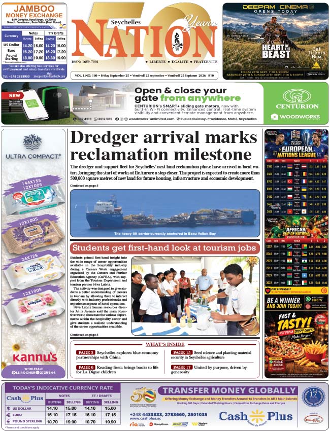 Friday 25 September, 2026