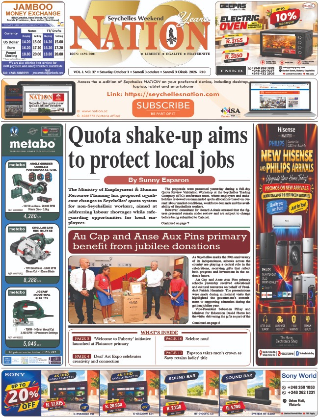 Saturday 03 October, 2026