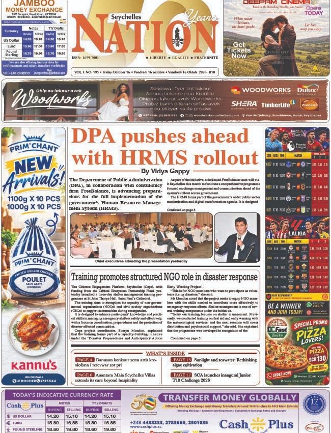 Friday 16 October, 2026
