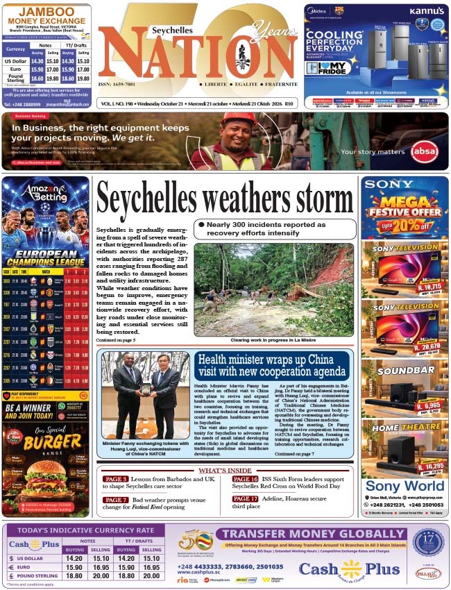 Wednesday 21 October, 2026