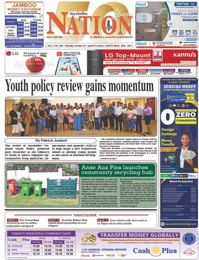 Thursday 29 October, 2026
